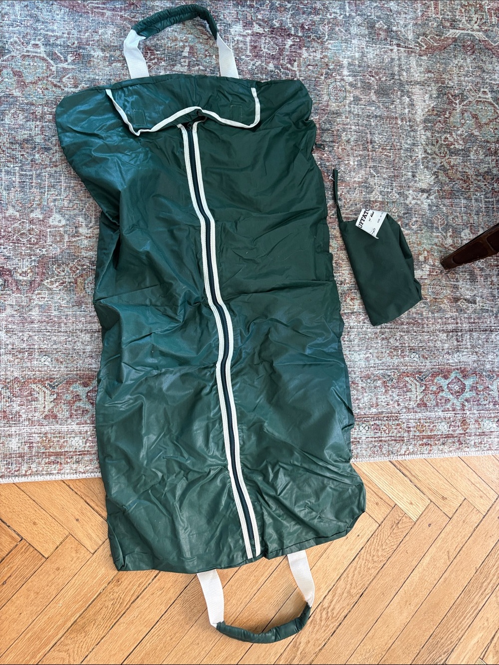 VERDI STUFFATOTE GREEN GARMENT BAG